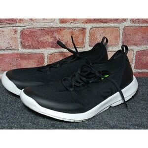 Oofos OOmg Sport Black White Recovery Shoes Mens 10.5 EU 43.5 Athletic Sneakers